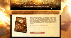 Desktop Screenshot of messagefromthedesigners.org